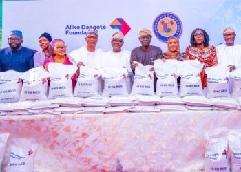 LAGOS RECEIVES DANGOTE’S RICE SUPPORT FOR VULNERABLE HOUSEHOLDS