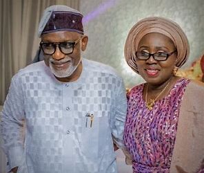 ‘Shameless,’ Akeredolu’s wife slams late husband’s niece for supporting Aiyedatiwa
