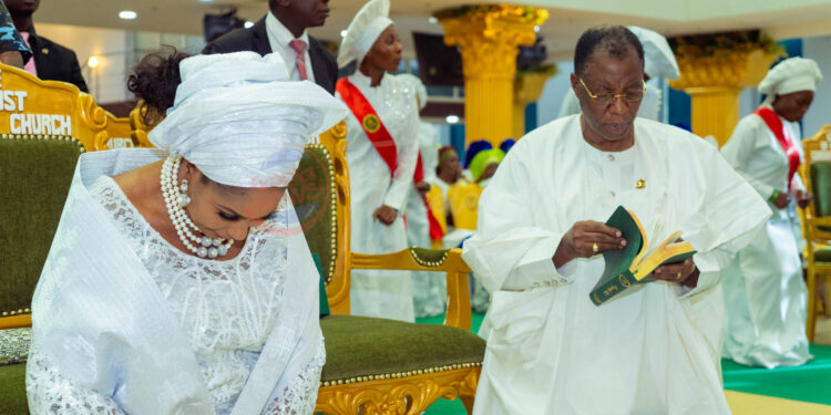 Otunba Gbenga Daniel reveals why he celebrated wife with talk of the town birthday bash (Full gallery)