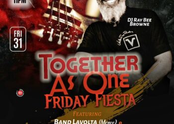 Band Lavolta teams up with DJ Ray bee Browne to deliver Together As One Friday Fiesta