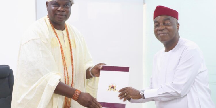 Bishop David Oyedepo honoured by Otta monarchs