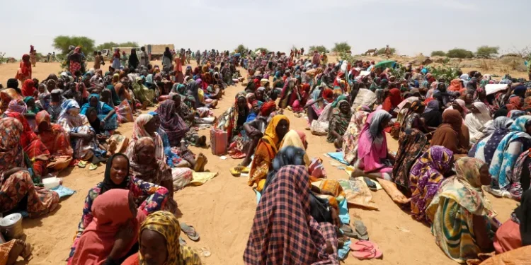 Sudanese refugees in Chad