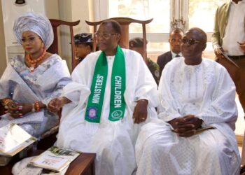 Aare Adetola Emmanuelking attends thanksgiving