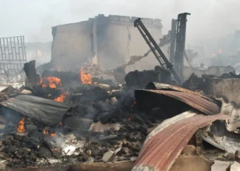 Aleshinloye market fire investigation