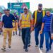INDEPENDENCE BRIDGE: SANWO-OLU INSPECTS SITE, APOLOGISES FOR TRAFFIC GRIDLOCK