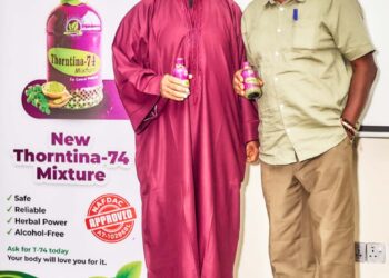 DHI GHANA LAUNCHES THORNTINA-74 HERBAL MIXTURE IN NIGERIA
