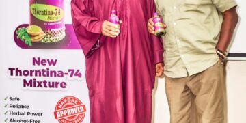 DHI GHANA LAUNCHES THORNTINA-74 HERBAL MIXTURE IN NIGERIA