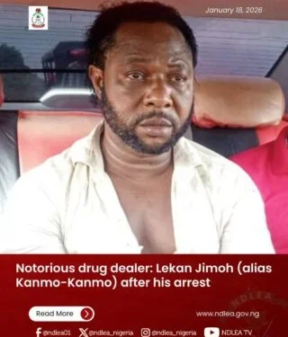 NDLEA Arrests Notorious Drug Kingpin ‘Kanmo-Kanmo’ 12 Years After Killing Three Officers