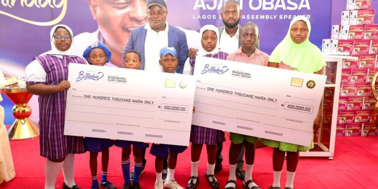 Christmas Came Early: Obasa Redeems ₦100,000 Cash Promise to 500 Lagos Public School Students