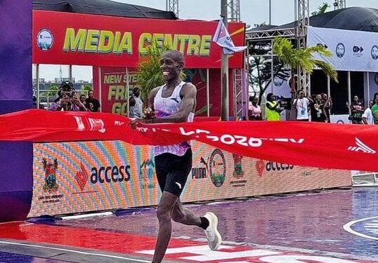 Ezra Kering Storms to Victory at 2026 Access Bank Lagos City Marathon, Claims $50,000 Prize