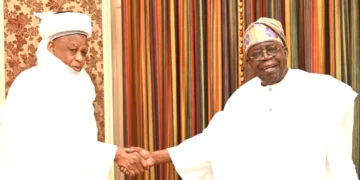 Tinubu Hosts Sultan, Traditional Leaders at Presidential Villa, Says Nigeria Saved from Bankruptcy