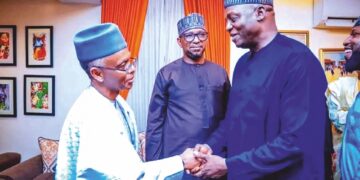 APC Chairman Yilwatda Leads High-Profile Condolence Visits to El-Rufai Over Mother’s Death