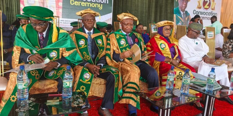 BOUESTI Convocation: Olanipekun Rallies Stakeholders as 1,645 Graduates Emerge