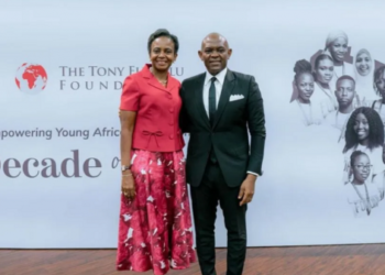 UBA Debunks Viral Divorce Rumours About Tony Elumelu, Warns of Legal Action