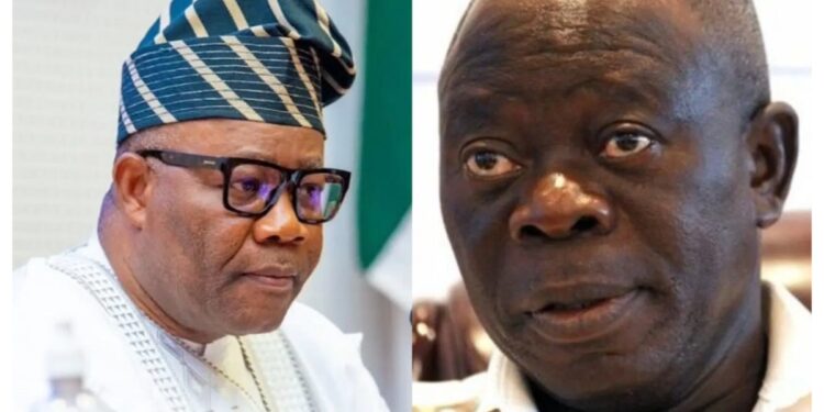 “Senate in Turmoil: Akpabio, Oshiomhole Clash Over Rule Interpretation”