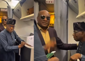 Former Nigerian Leader Olusegun Obasanjo Flies Air Peace to London Gatwick, Boosting Confidence in Local Aviation