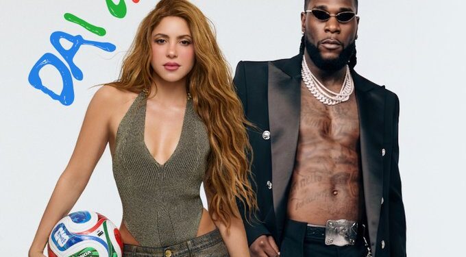 Shakira and Burna Boy Drop “Dai Dai,” Official FIFA World Cup 2026 Anthem