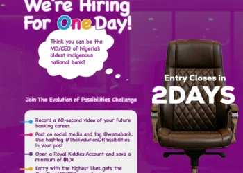 Last Call for Young Leaders: Wema Bank One-Day MD/CEO Contest Closes May 20