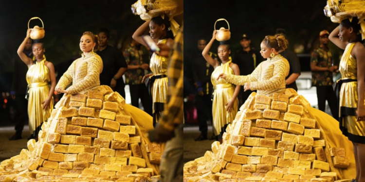 Queen Mercy Atang Reveals Pain Behind Viral Bread Dress at AMVCA
