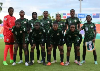 Flamingos Humiliate Guinea 5-0 in Abidjan as Harmony Chidi Nets Stunning Hat-Trick